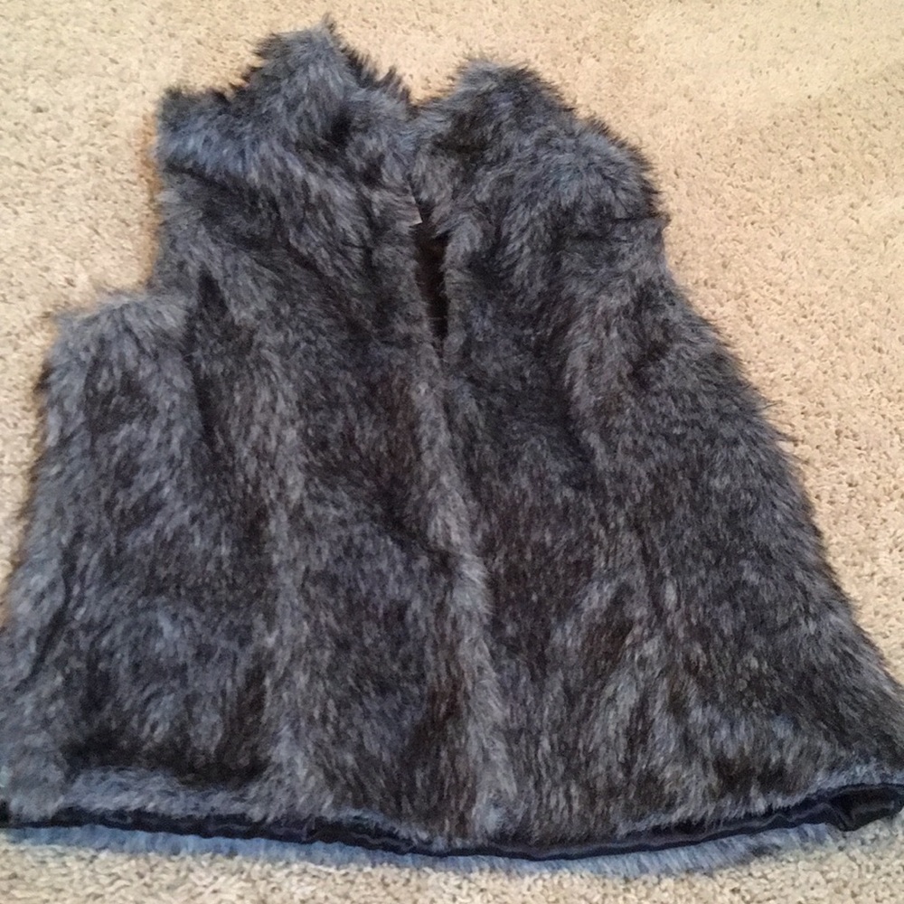 Kids fur vest